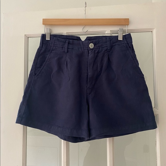 Alex Mill Boy Short in Oxford Linen - Picture 4 of 8